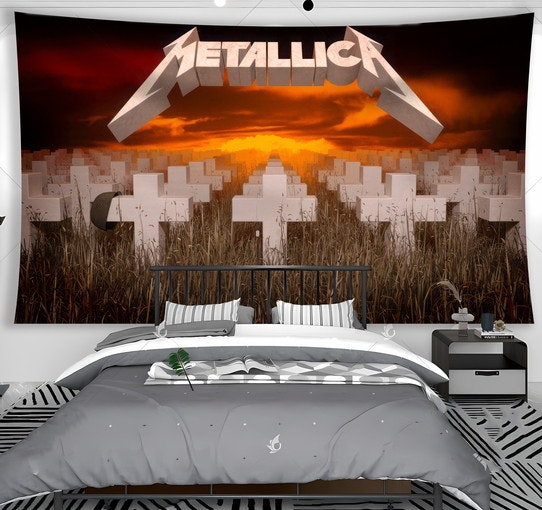 Metallica ;Master of puppets poster flag