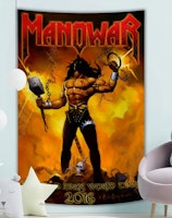 Manowar poster flag