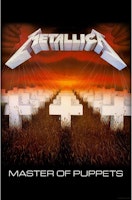 METALLICA - MASTER OF PUPPETS posterflagga