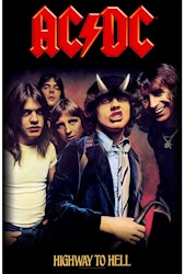 AC/DC - HIGHWAY TO HELL posterflagga