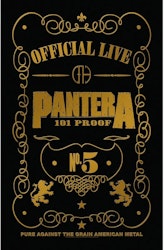 PANTERA - 101 PROOF   posterflagga