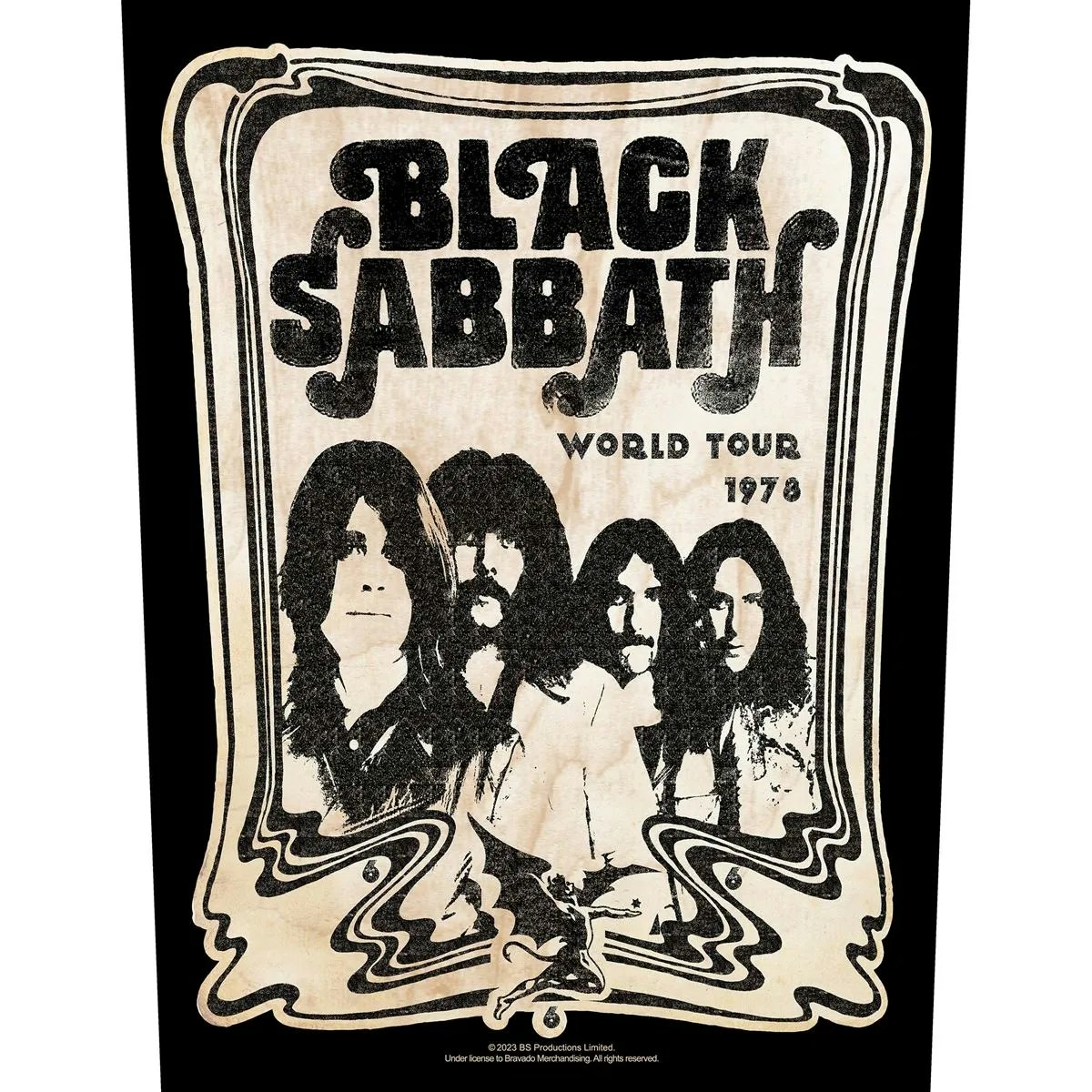 BLACK SABBATH - WORLD TOUR 1978 Backpatch