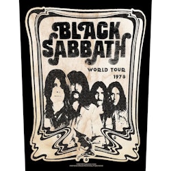 BLACK SABBATH - WORLD TOUR 1978 Back patch
