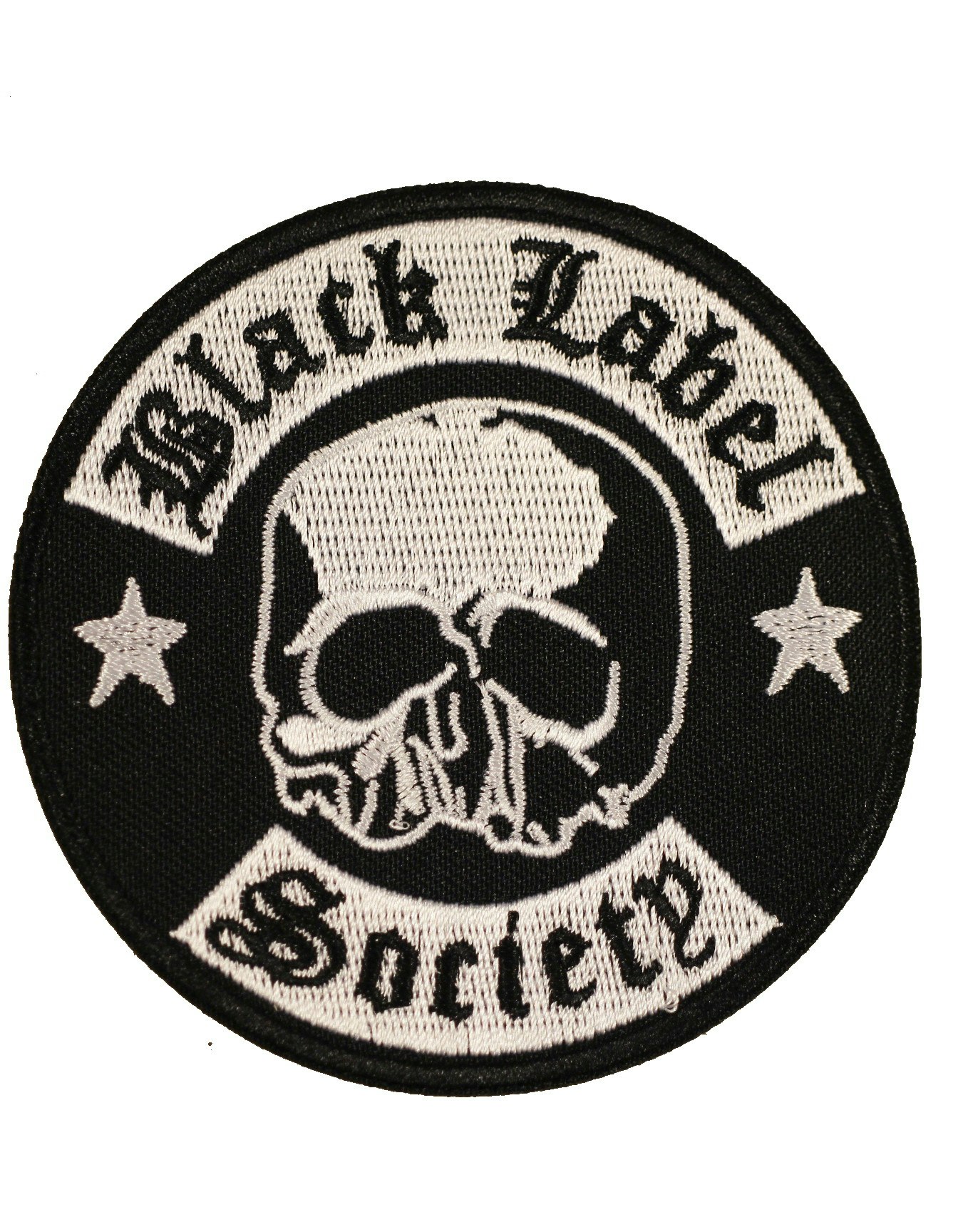 Black label society skull patch