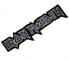 Iron maiden blue logo patch