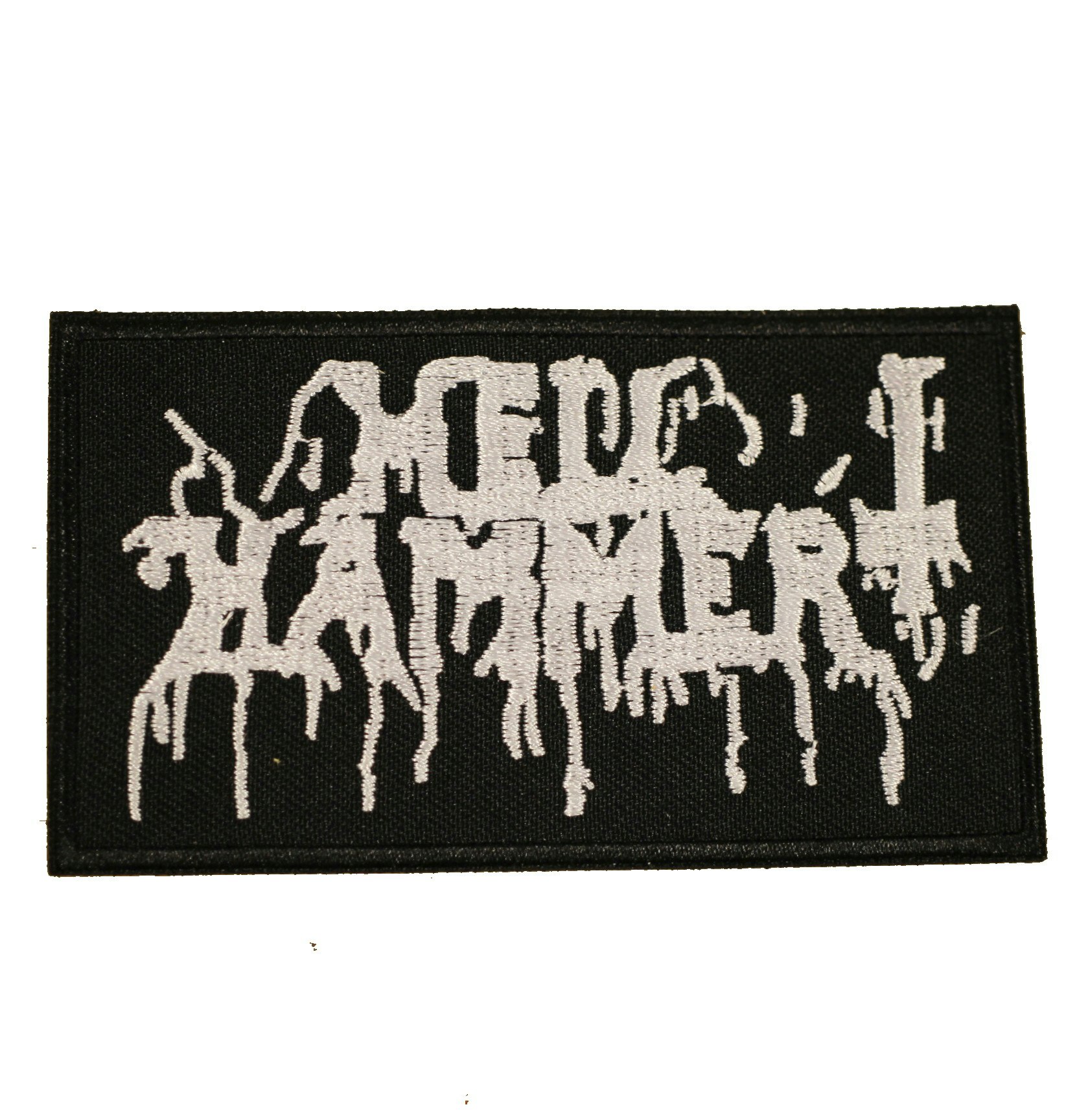 Hell hammer logo patch