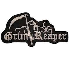 Grim reaper logo patch