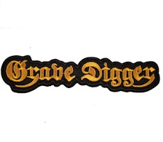 Gravedigger logo patch