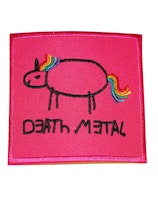 Death metal pink patch