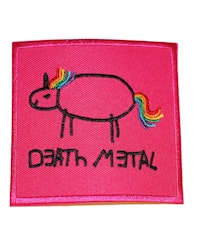 Death metal pink patch