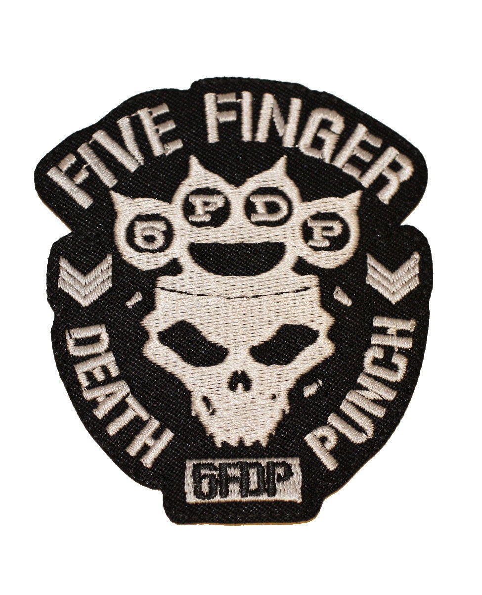Five finger death punch 5FDP logo patch