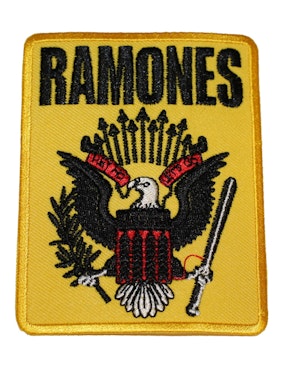 Ramones yellow logo patch