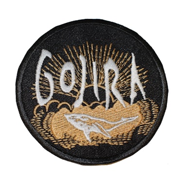 Gojira logo round patch