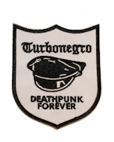 Turbonegro Deathpunk forever logo patch