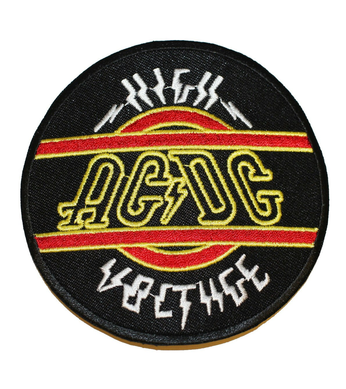 Ac/dc High voltage logo patch
