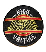 Ac/dc High voltage logo patch