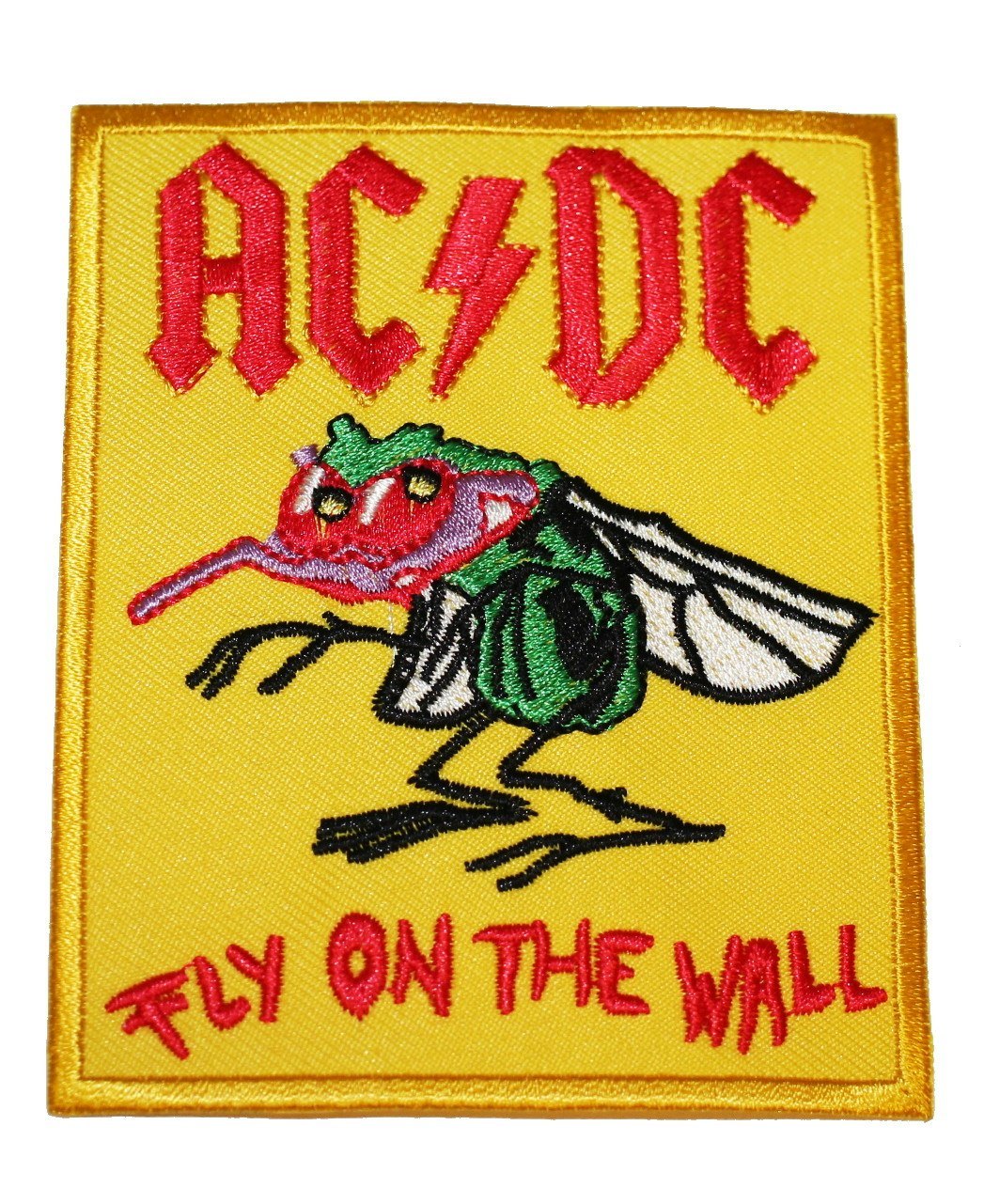 Ac/dc fly on the wall logo patch