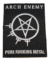 Arch enemy Pure fucking metal logo patch