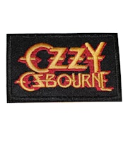 Ozzy Ozbourne logo patch