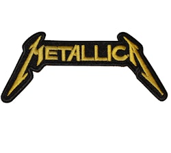 Metallica yellow logo patch