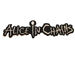 Alice in chains white logo patch