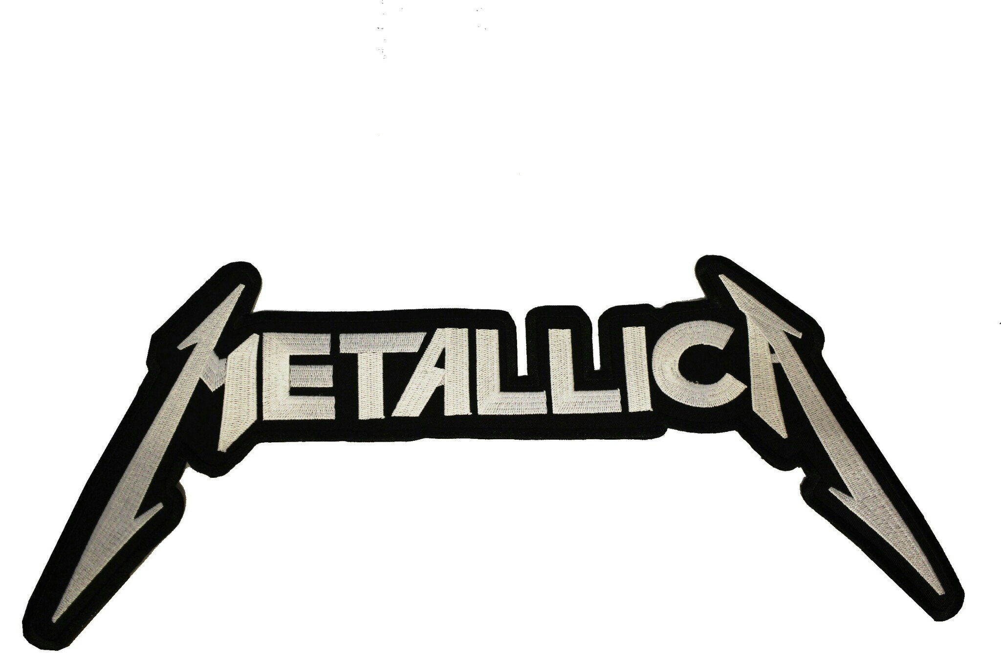 Metallica white XL patch