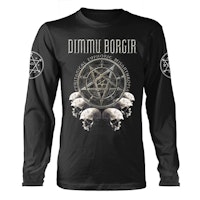 DIMMU BORGIR PURITANICAL EUPHORIC MISANTHROPIA (SKULLS) Long sleeve T-shirt