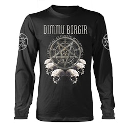 DIMMU BORGIR PURITANICAL EUPHORIC MISANTHROPIA (SKULLS) Long sleeve T-shirt
