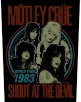 MOTLEY CRUE - SHOUT AT THE DEVIL  Back Patch