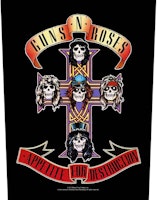 GUNS N' ROSES - APPETITE FOR DESTRUCTION  Back Patch