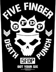 FIVE FINGER DEATH PUNCH - GOT YOUR SIX   Back-patch