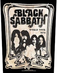 BLACK SABBATH - WORLD TOUR 1978 Backpatch