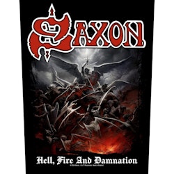 SAXON - HELL, FIRE AND DAMNATION Backpatch