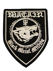 Watain Black metal militia shield logo patch