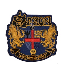 Saxon Lionheart logo patch