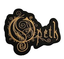 Opeth gold logo patch
