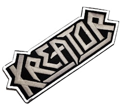 Kreator white logo patch