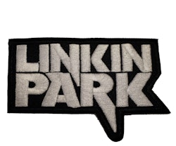 Linkin park white logo patch