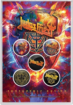 JUDAS PRIEST - INVINCIBLE SHIELD  5-pack badge