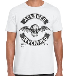 Avenged Sevenfold  T-Shirt: Moto Seal (White)