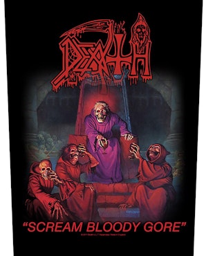 DEATH - SCREAM BLOODY GORE Backpatch