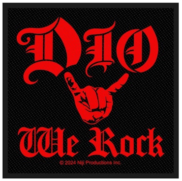 DIO - WE ROCK patch