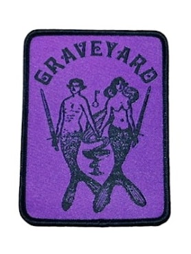 GRAVEYARD "Mermaid Patch" PURPLE/BLACK