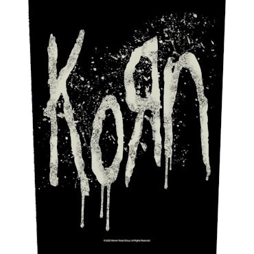 KORN - SPLATTER LOGO Backpatch
