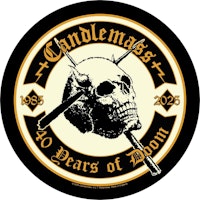 CANDLEMASS - 40 YEARS OF DOOM  Backpatch