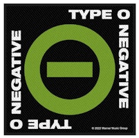 TYPE O NEGATIVE - NEGATIVE  patch