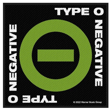 TYPE O NEGATIVE - NEGATIVE  patch