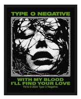 TYPE O NEGATIVE - WITH MY BLOOD patch