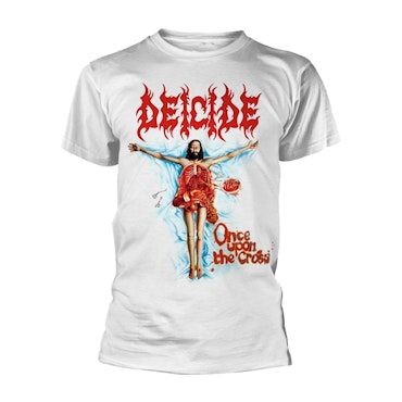 DEICIDE ONCE UPON THE CROSS (WHITE) T-Shirt