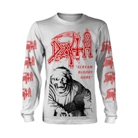 DEATH SCREAM BLOODY GORE Long Sleeve T-Shirt